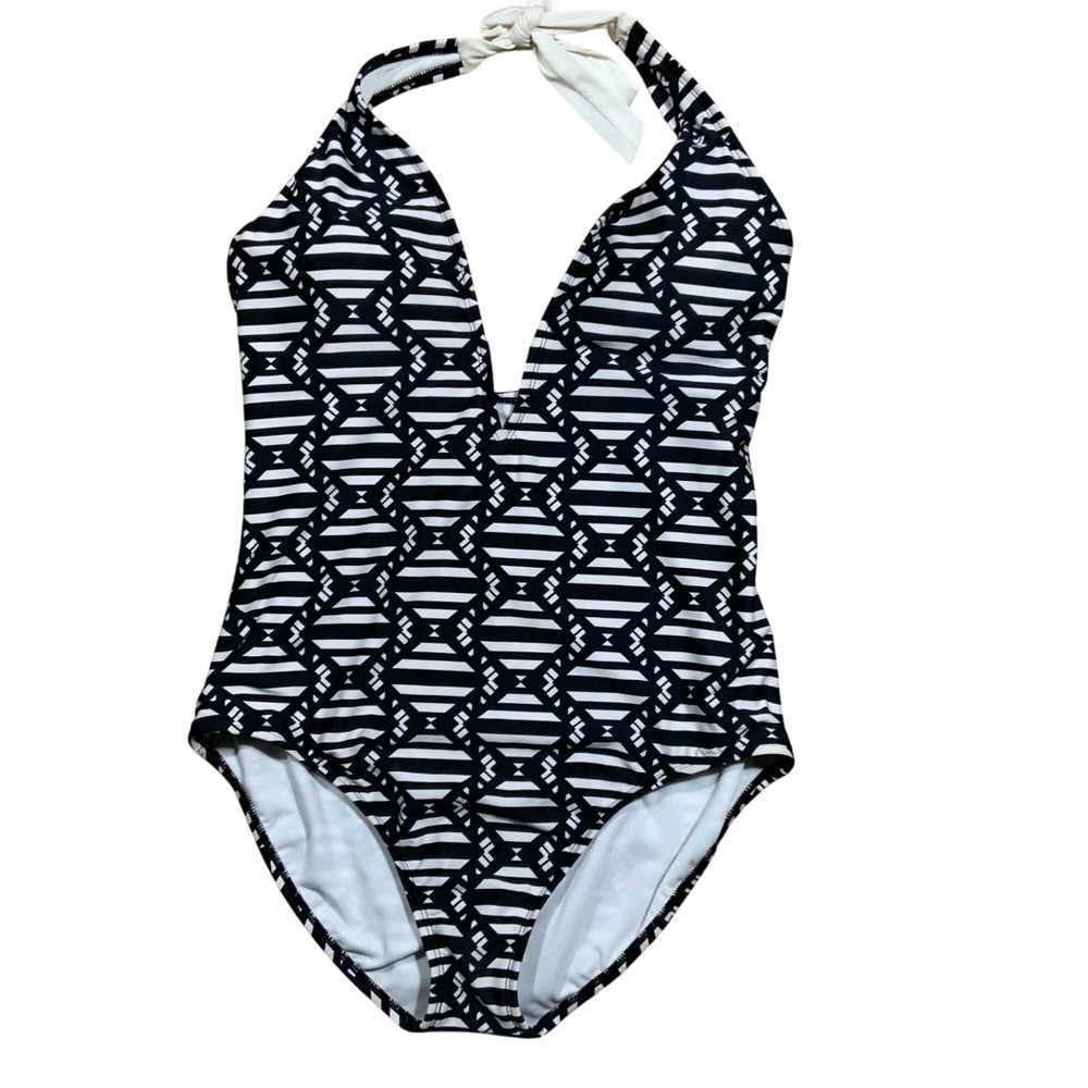 Women's XL Swimsuit One Piece Slimming Fit Geometric Cleanwater Swimwear